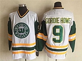 Hartford Whalers #9 Gordie howe White CCM Throwback Stitched Jersey,baseball caps,new era cap wholesale,wholesale hats